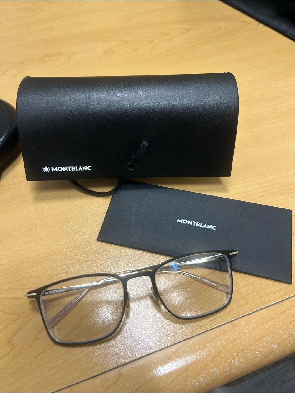 Montblanc Eyeglasses in Black and Bronze EUC